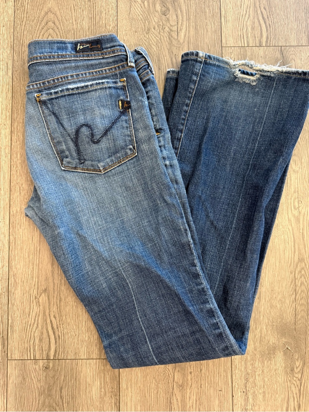 Citizens Of Humanity Ingrid 002 Low Waist Flare 30x32 Women’s Dark Wash Jeans